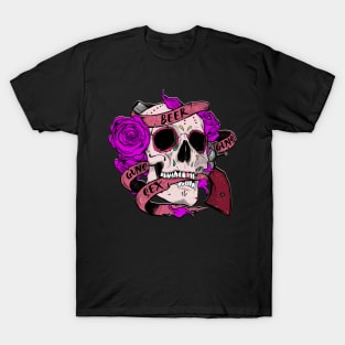 Sugar Skull Face Paint T-Shirt